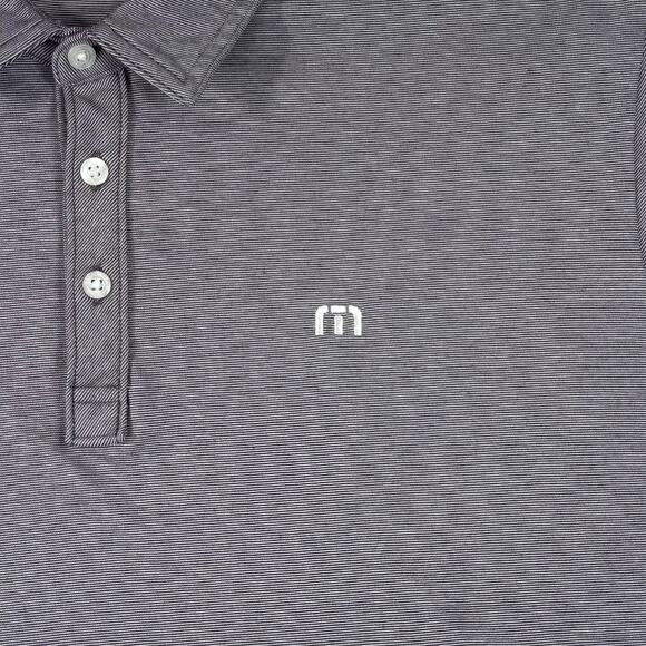 Travis Mathew Mens 2XL Gray Short Sleeve Athletic Polo Shirt - Picture 5 of 11